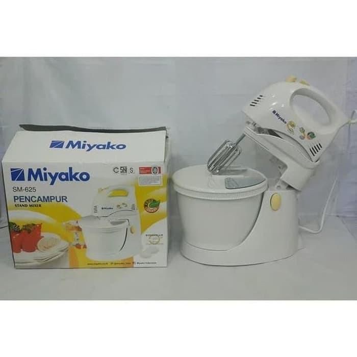 Miyako Mesin Stand Mixer SM-625 / Mixer Berdiri 3,5 Liter / Mesin Pengaduk Miyako SM-625