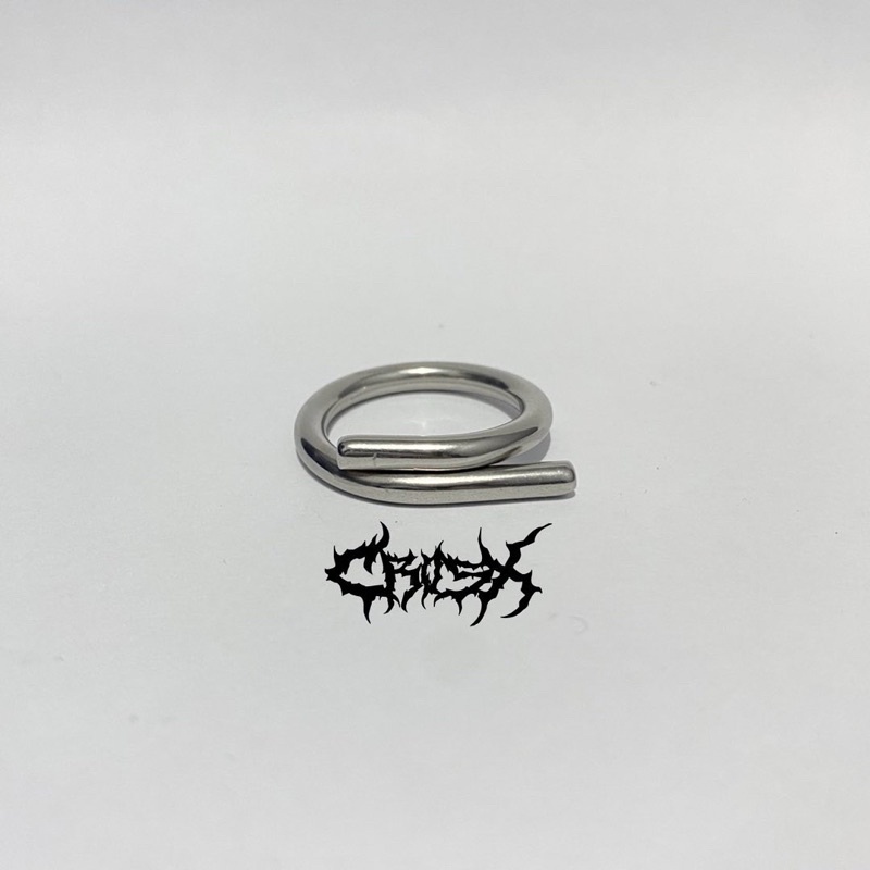 COLLISION RING / CINCIN TIDAK BERATURAN / CINCIN SILVER / COUPLE RING CINCIN COUPLE KOREAN STYLE RING CINCIN STYLE KOREA CINCIN AESTHETIC RING CINCIN TITANIUM CINCIN STAINLESS STEEL CINCIN PRIA CINCIN WANITA HIP HOP PUNK RETRO VINTAGE METAL RING