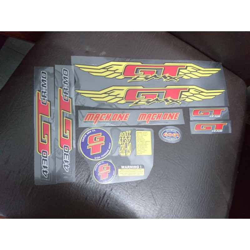 Decal BMX OS GT Mach One 80s