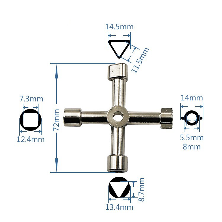 Four in one Multifunctional wrench tool