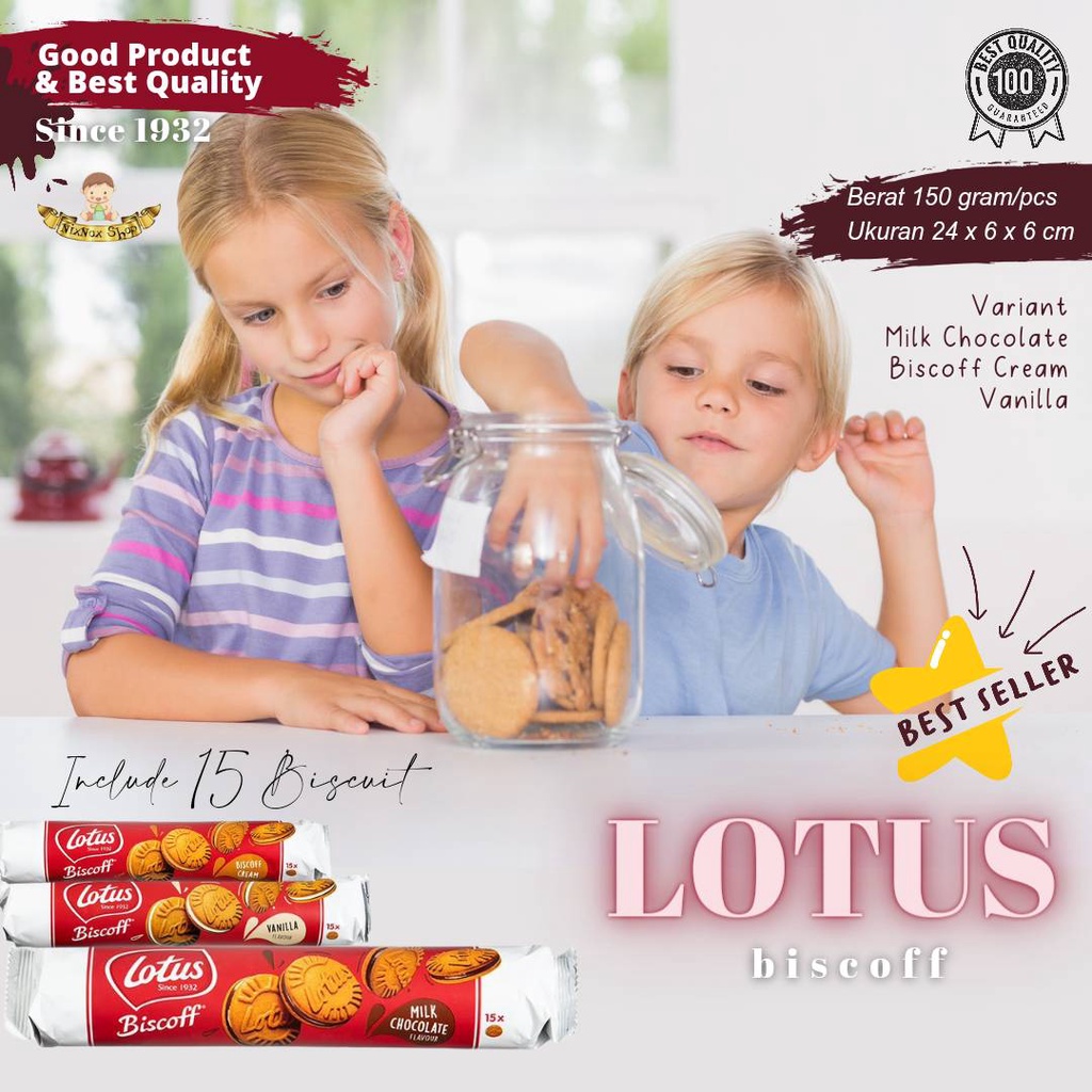 

Education Biskuit lotus biscoff Milk Chocolate/Biscoff Cream/Vanilla