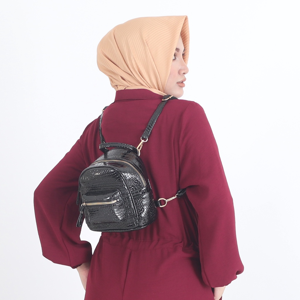 CEKA Tas Ransel Wanita Import Backpack Mini Stylish Girl - Sophie Lonny Backpack Mini-7