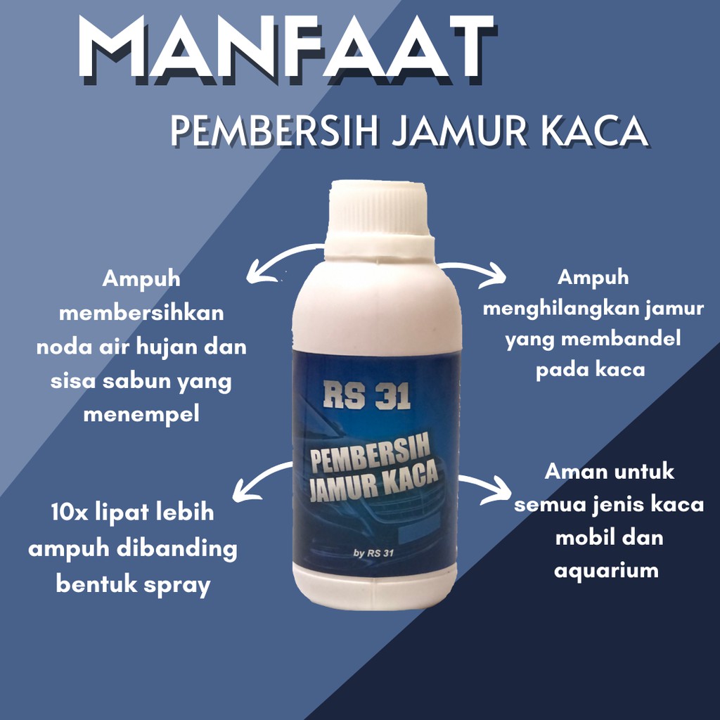 Obat Pembersih Jamur Kaca &amp; Body Mobil &amp; Motor | Penghilang Jamur Kaca Aquarium Kerak Serbaguna