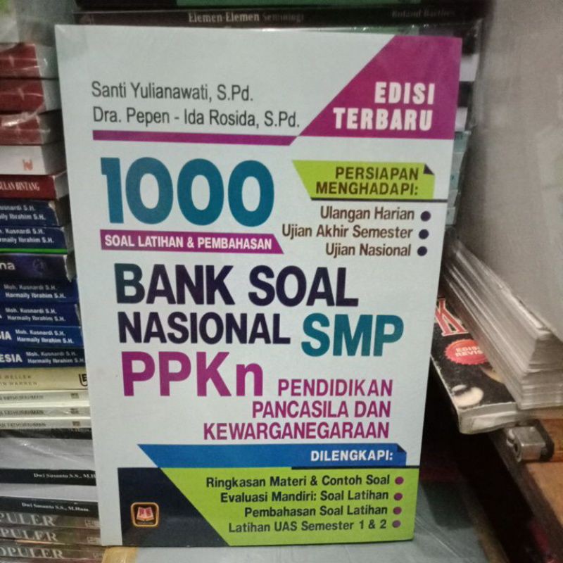 1000 Soal  Latihan & pembahasan Bank Soal Nasional PPKn SMP