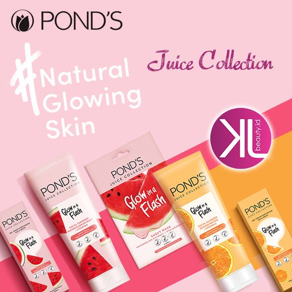 Pond's Ponds Juice Collection Moisturizer Sheet Mask Facial Wash