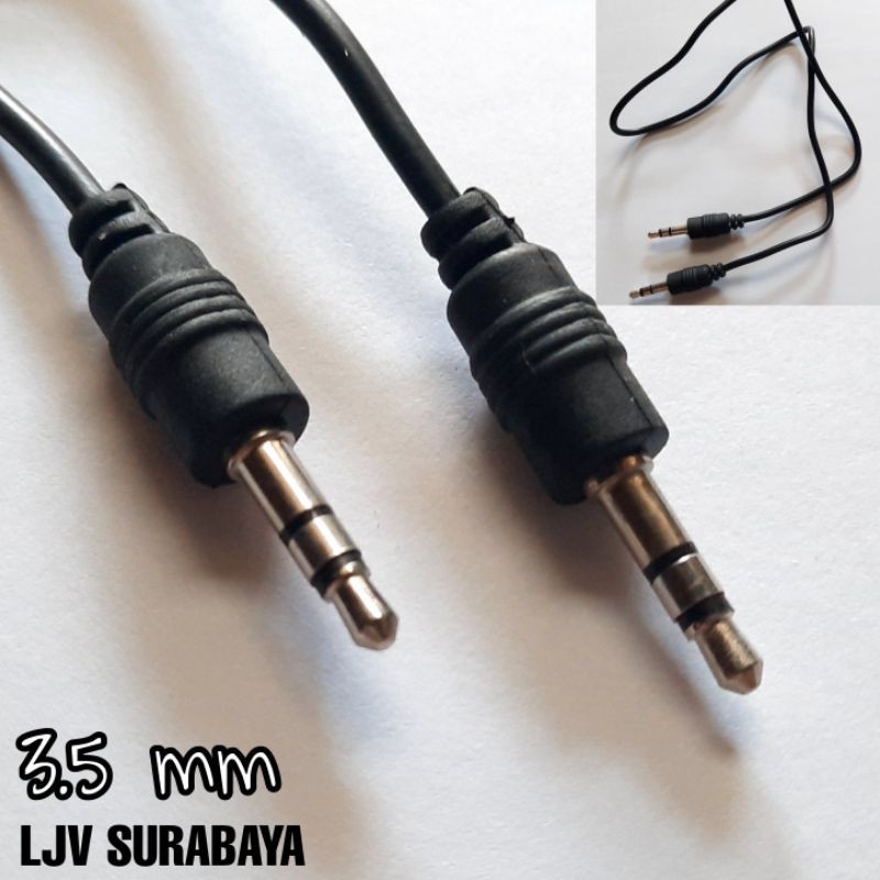 Kabel AUX Audio 3.5mm Colokan Musik Mobil male cowok 1 in 1 Speker HP