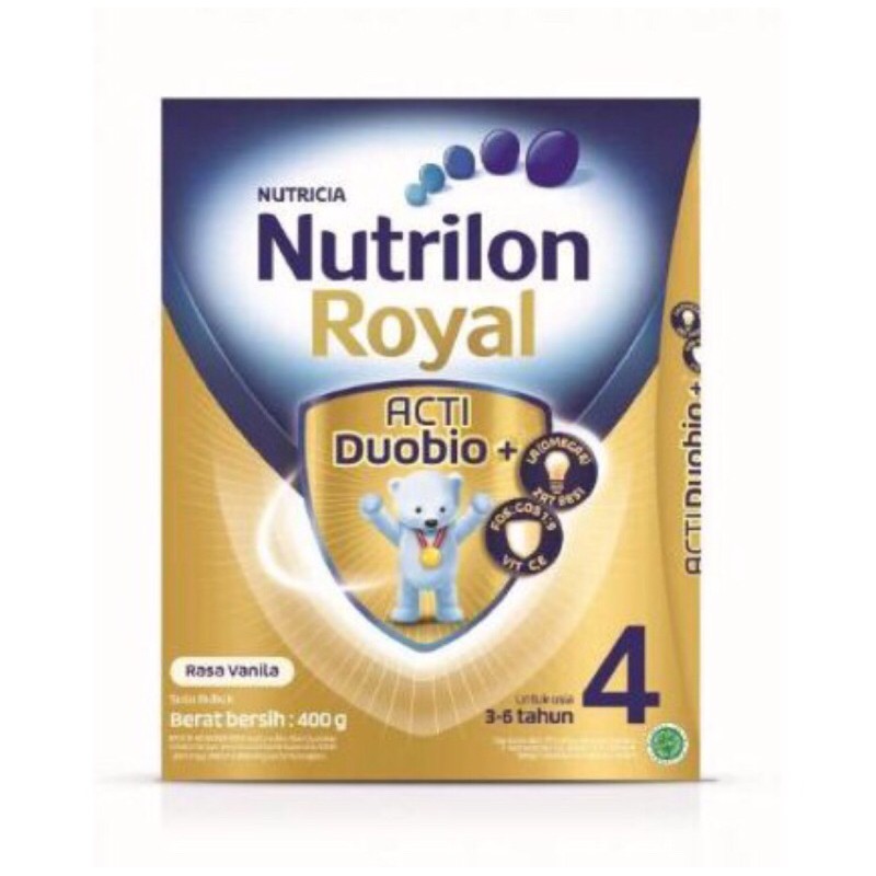

Nutrilon Royal 4 Usia 3-6 Tahun Rasa Vanilla/Madu 400gr