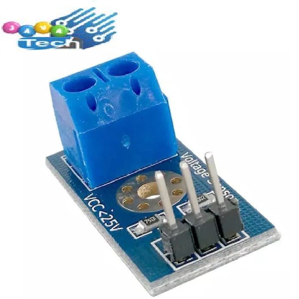 Sensor Tegangan Voltage DC 0-25v Pendeteksi Volt Arduino Raspberry Pi