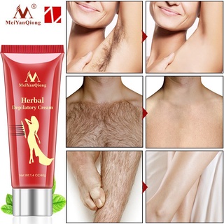 MeiYanQiong Hair Removal Cream Female Male Painless Depilatory Cream Hand Leg Hair Loss Removal Armpit Hair Care Body Care 40g