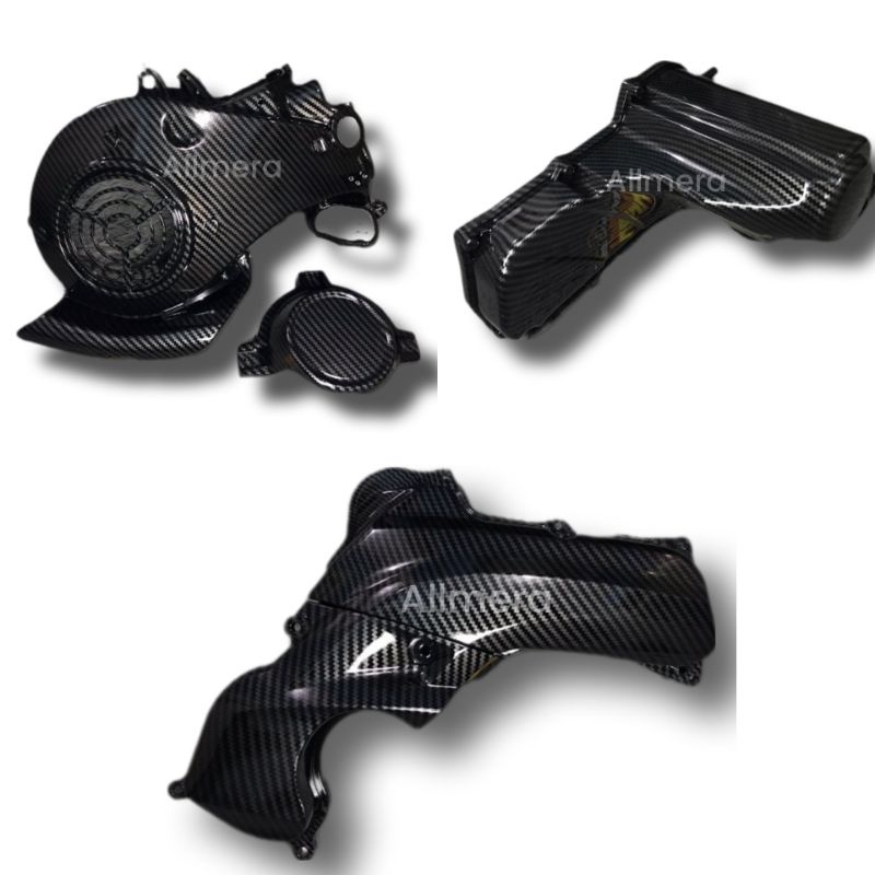 PAKETAN BOX FILTER MIO J GT CARBON HITAM