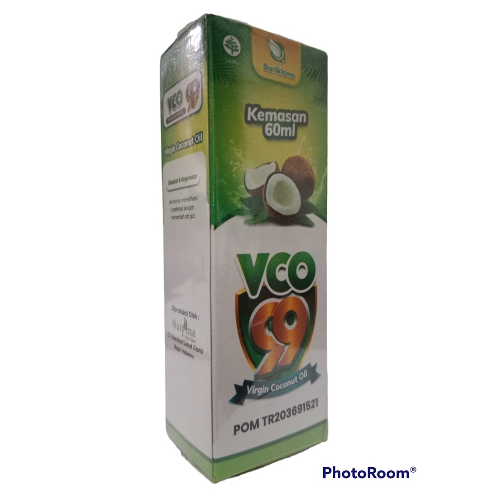 

VCO ( Virgin Coconut Oil ) 99 Bariklana 60ml | Minyak Kelapa Asli Original