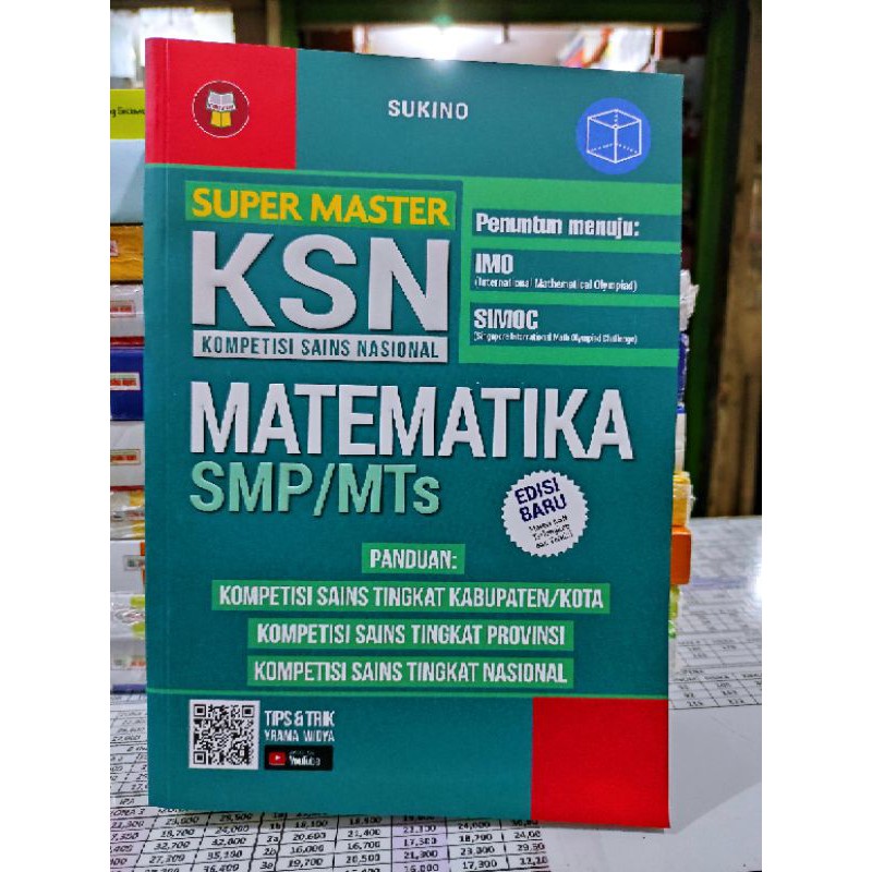 KSN MATEMATIKA SMP OLIMPIADE MATEMATIKA SMP SOAL OLIMPIADE SMP Yrama Widya Best terbitan april 2021