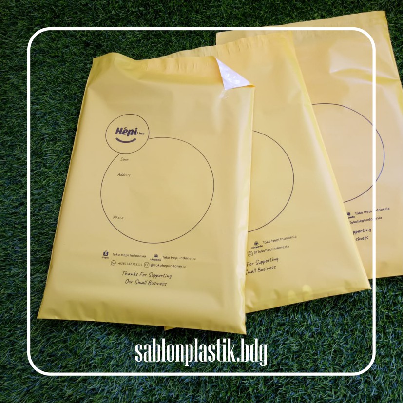 

Sablon Plastik MURAH Polymailer 20x30cm FREE DESIGN