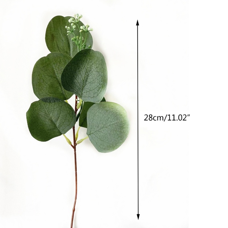 10pcs / set Bunga Eucalyptus Buatan