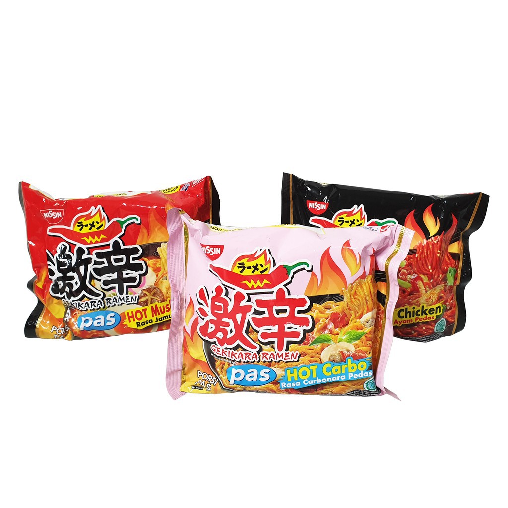 Jual Nissin Gekikara Ramen Mie Pas Hot All Varian Shopee Indonesia