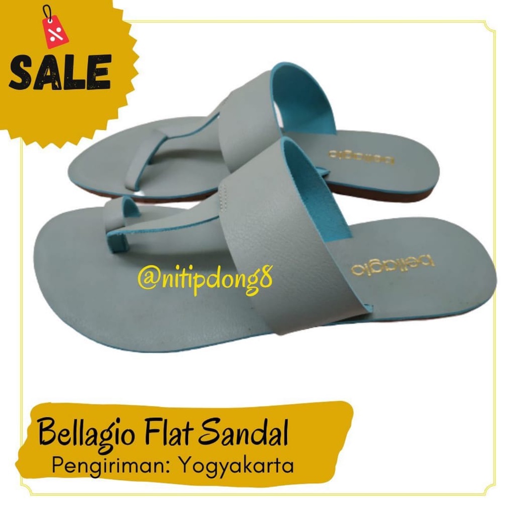 SANDAL FLAT BELLAGIO, SANDAL BELLAGIO, SANDAL MURAH, SANDAL FLAT WANITA