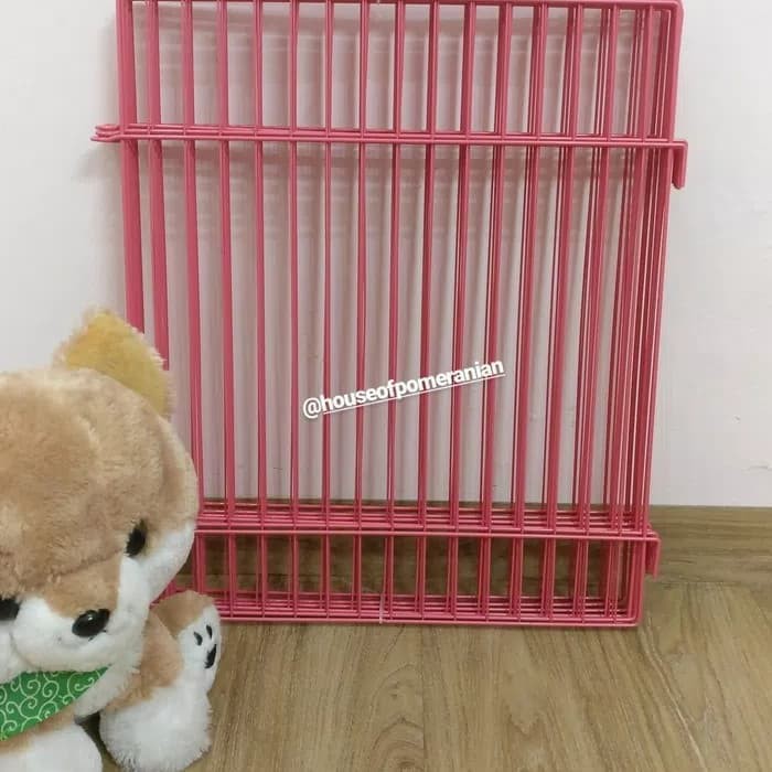 Kandang Pagar Besi Satuan Hewan Anjing Kucing Kelinci / Dog Cat Fence - Blue