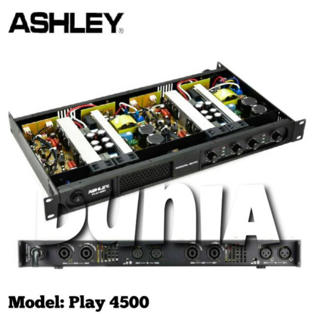 Promo Harga Murah  Power Ashley Play 4500 Original Amplifier 4 Channel Class D