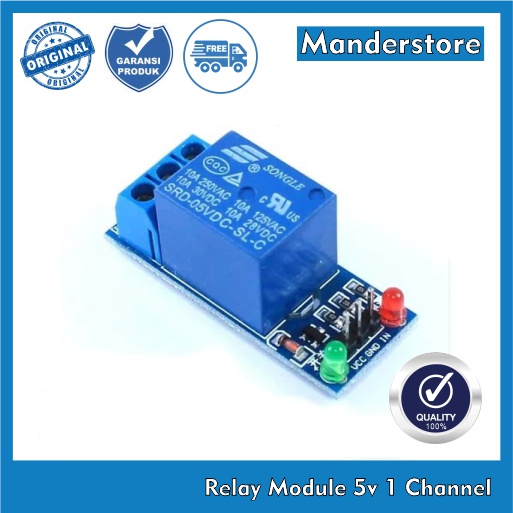 Jual Relay Module 5v 1 Channel | Shopee Indonesia