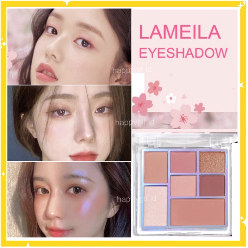 LAMEILA Eyeshadow 7 Colors Pallete Sakura City LA045 5082