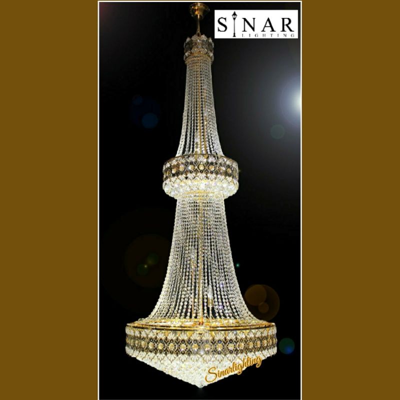 Lampu hias gantung void kristal LED 65068/90