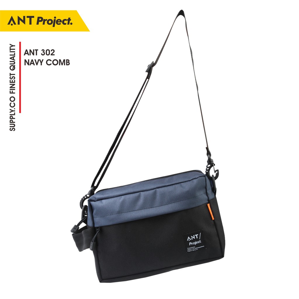 ANT PROJECT  Tas Pouch Pria Clutch Slingbag Cowok Distro Keren Murah Premium