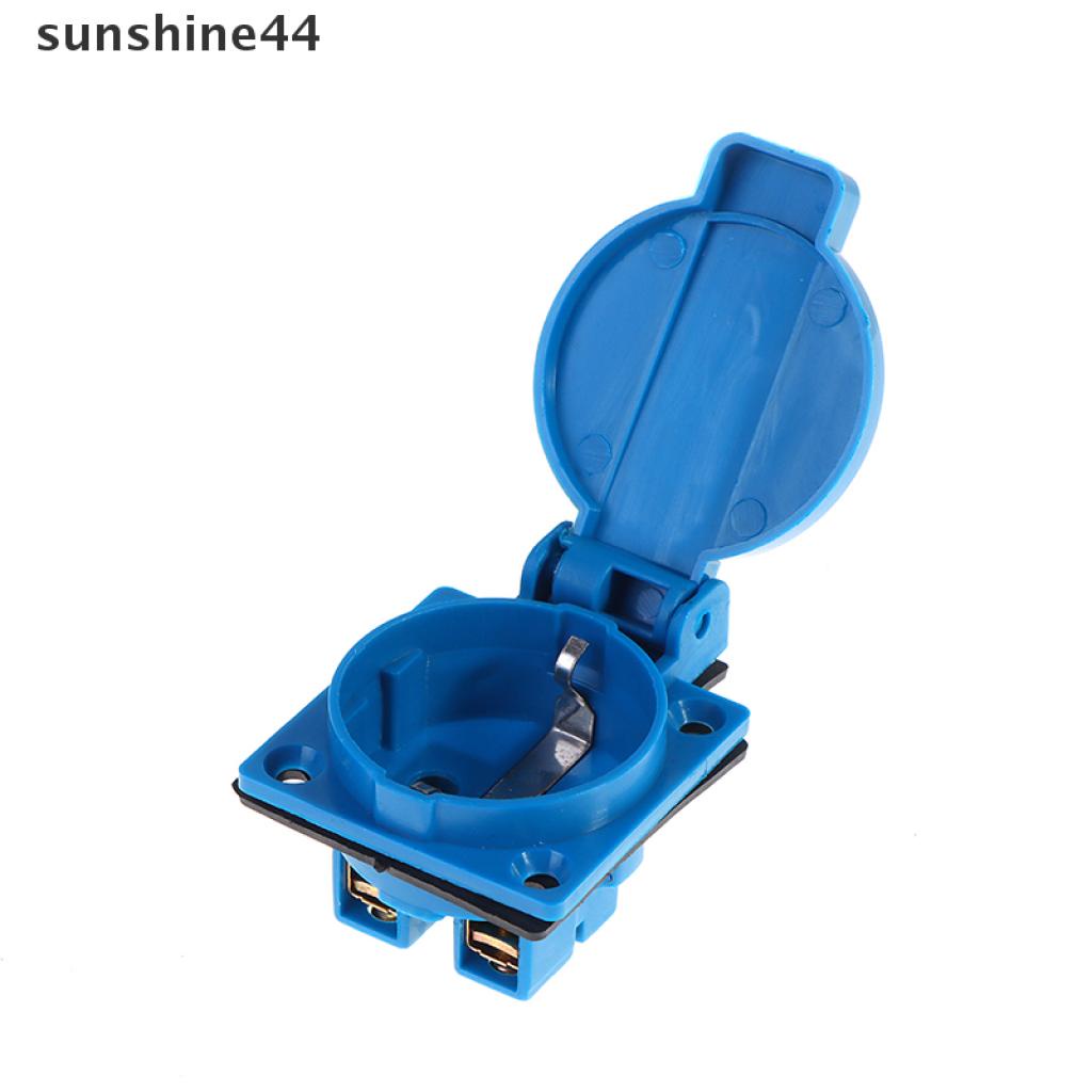 Sunshine socket Plug EU Bahan Tembaga Anti Air Untuk Industri