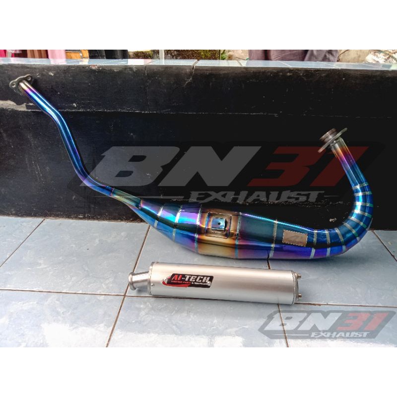 Knalpot Ninja R RR Aitech Bluemoon Cobra Ujung Moncong Dopcor