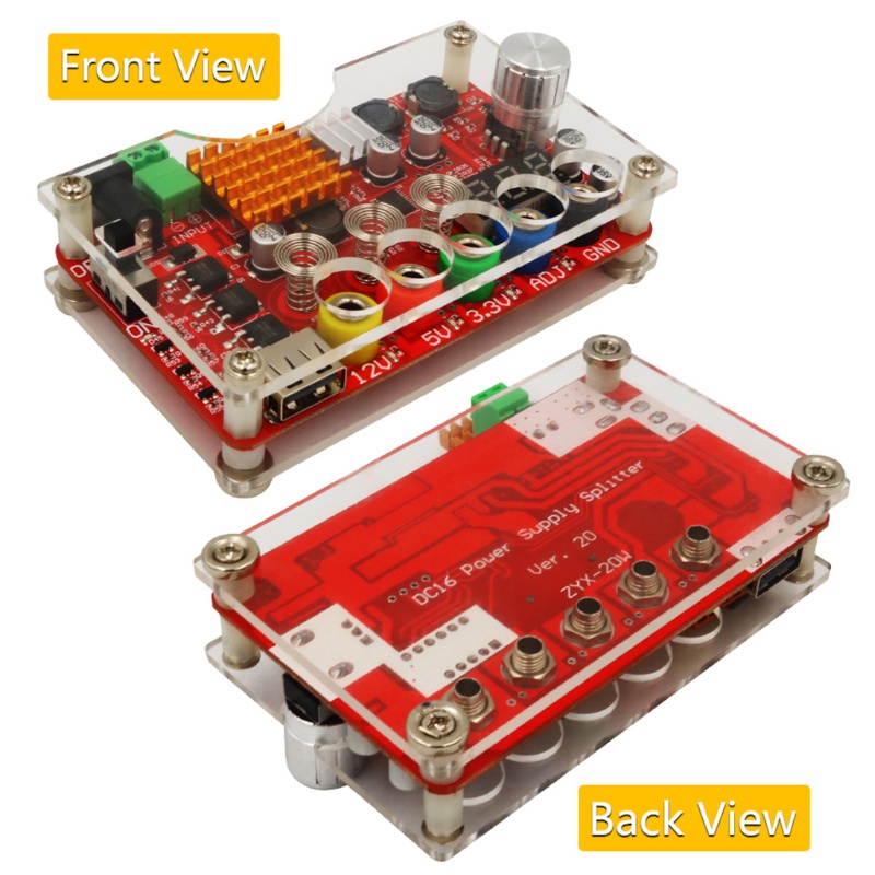 Btsg ATX Power Supply Breakout Board Dan Akrilik Untuk Case Kit, Untuk Breakout Input DC