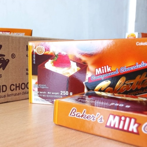 Colatta MILK Chocolate Compound 250gram / Coklat Batang Susu Colatta TERMURAH Terlaris