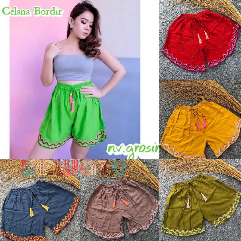 Celana pendek bordir bali Celana pendek bali Celana Celana pendek bordir bali Celana pendek bali Celana