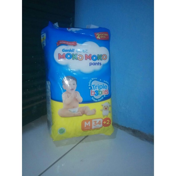 PROMO SUPER MURAH! pampers genki moko-moko murah