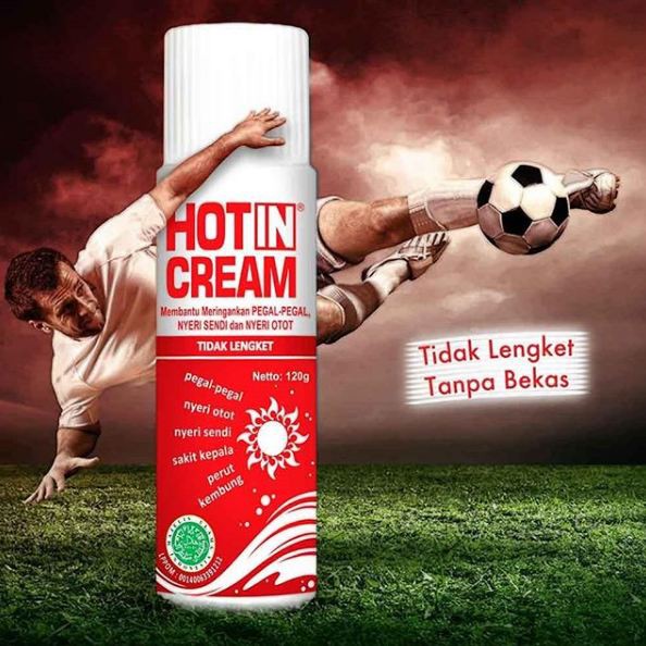 ORIGINAL Hotin Cream Botol 120ml &amp; 60ml BPOM / Hot in Krim Pegal Nyeri Otot / LEDI MART