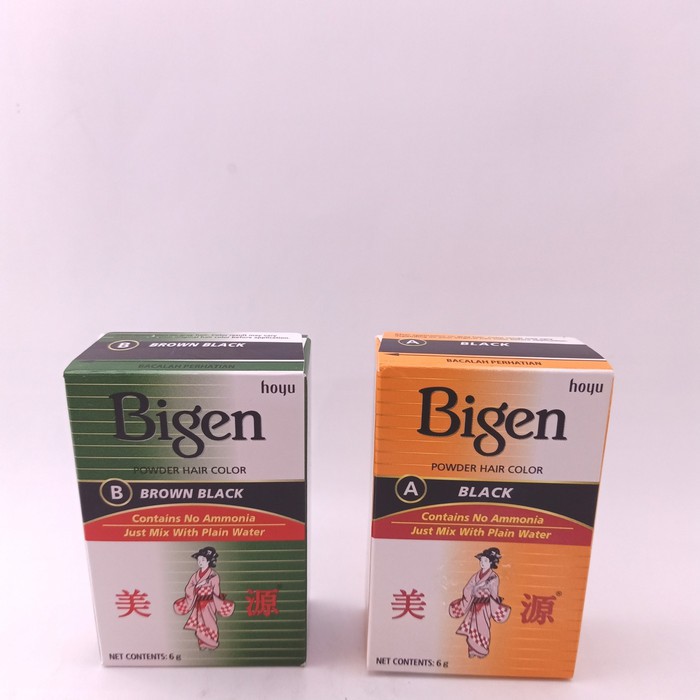 Bigen Powder Hair Dye | Semir Rambut Penutup Uban