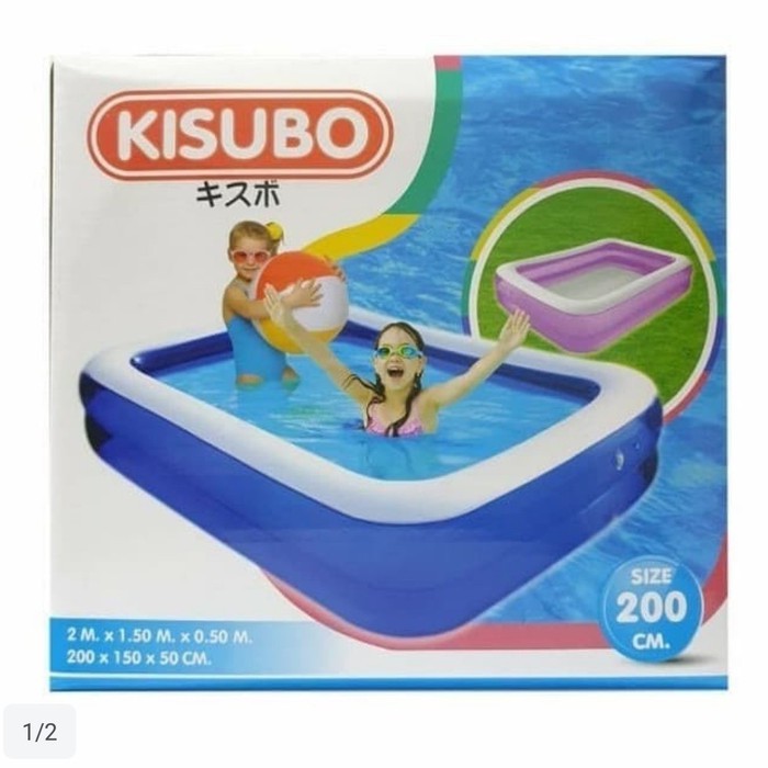 mwn.toys Kolam Renang Kisubo Kotak 2 Meter No.KSB200