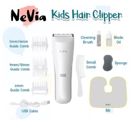 Nevia Kids Hair Clipper | Alat Potong Rambut Anak