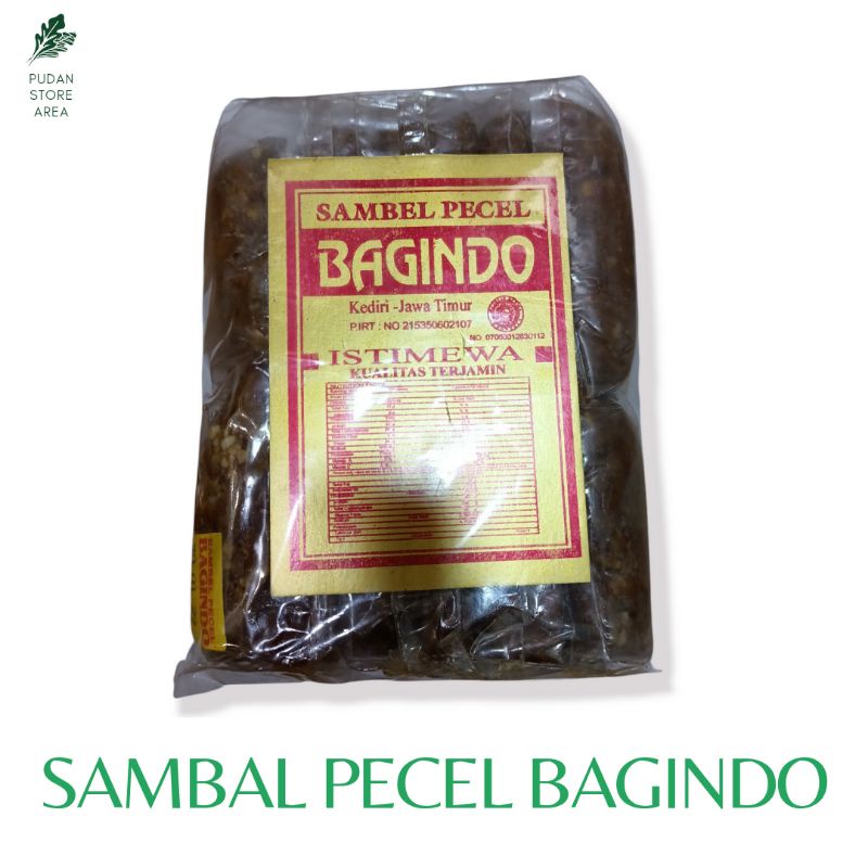 

SAMBAL PECEL BAGINDO 1 PAK ISI 10 BUNGKUS