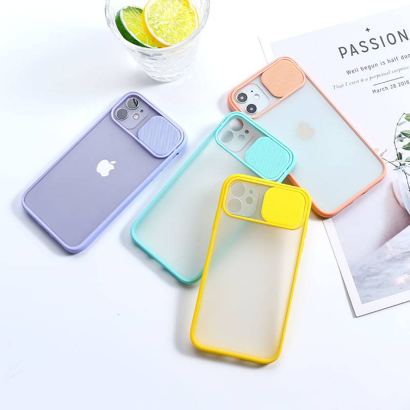 For iphone 6 7 8 Case Camera Lens Protection For iphone X XR XS Max 6S 7 8 Plus SE 2020 Matte Candy Color Fundas Matte TPU Case