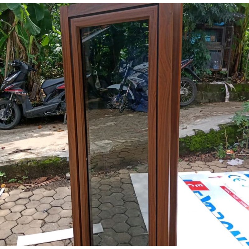 jendela alumunium serat kayu uk.40x150