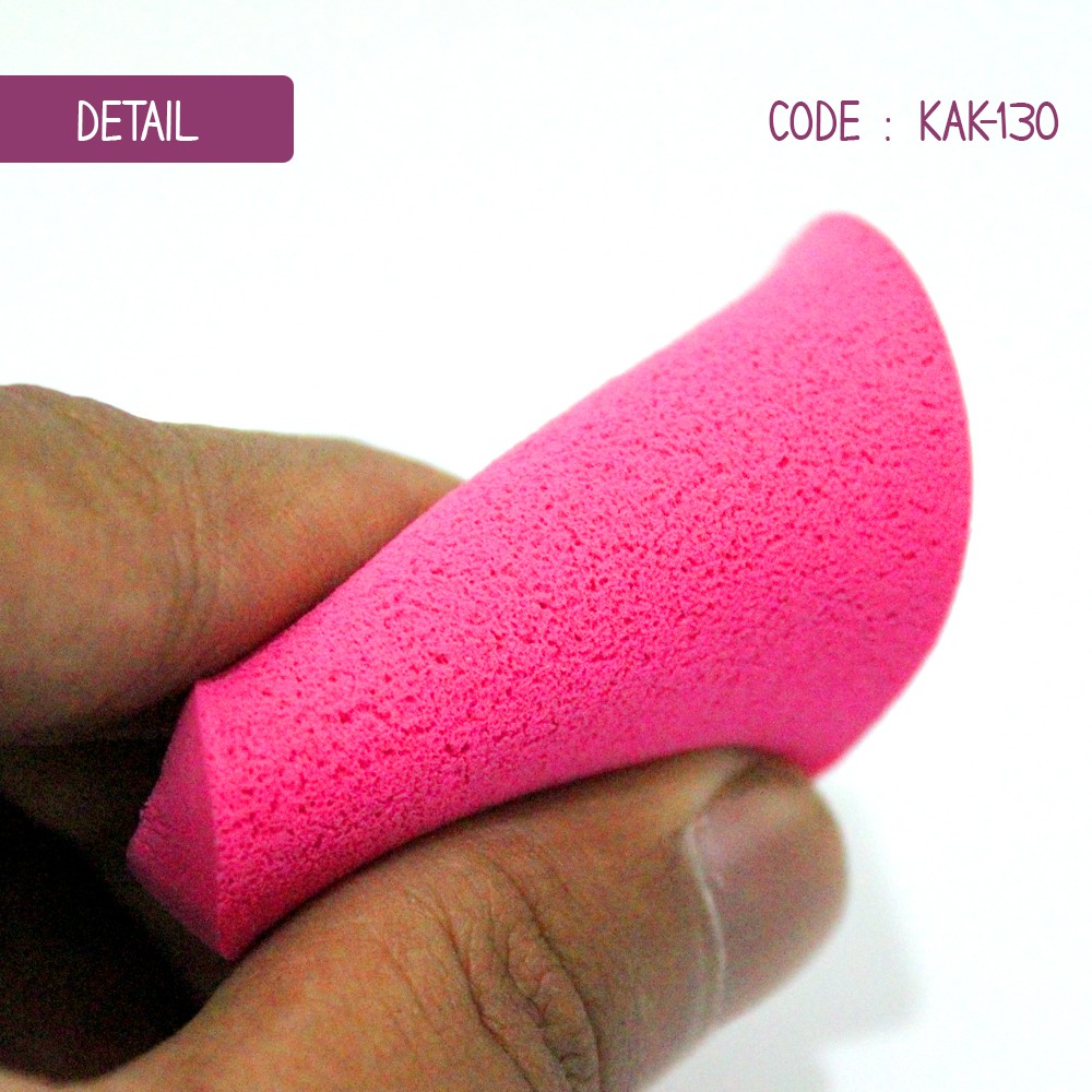 PUFF TWO WAY CAKE PERSEGI - MAKE UP POWDER PUFF - MAKEUP SPONGE PUFF - BEAUTY BLENDER - KAK-130
