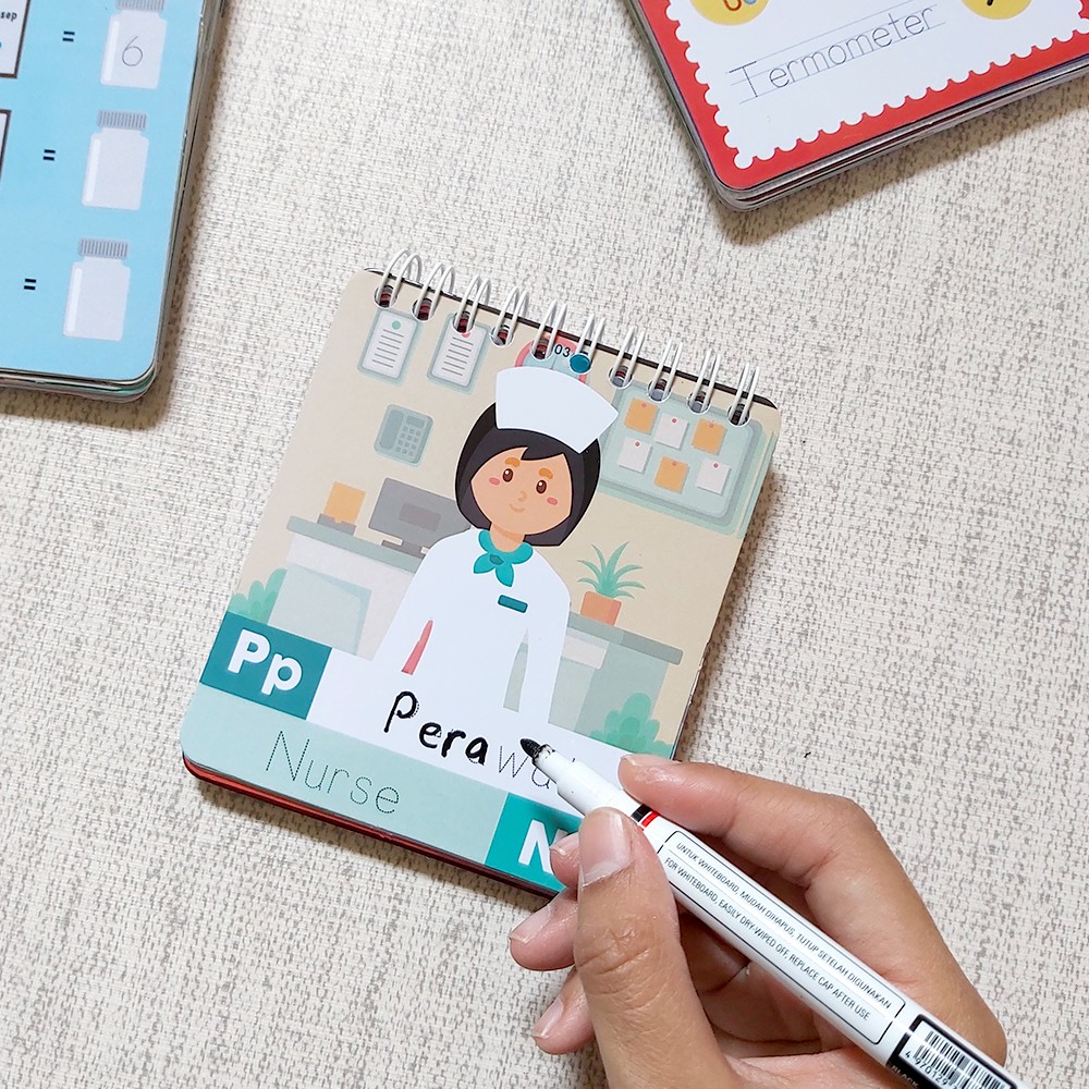 

Wipe And Clean Book Dunia Medis FREE Spidol Boardmarker