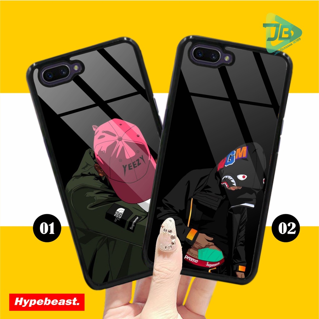 HARDCASE 2D GLOSSY HYPEBEAST OPPO VIVO XIAOMI SAMSUNG REALME IPHONE ALL TYPE JB4693