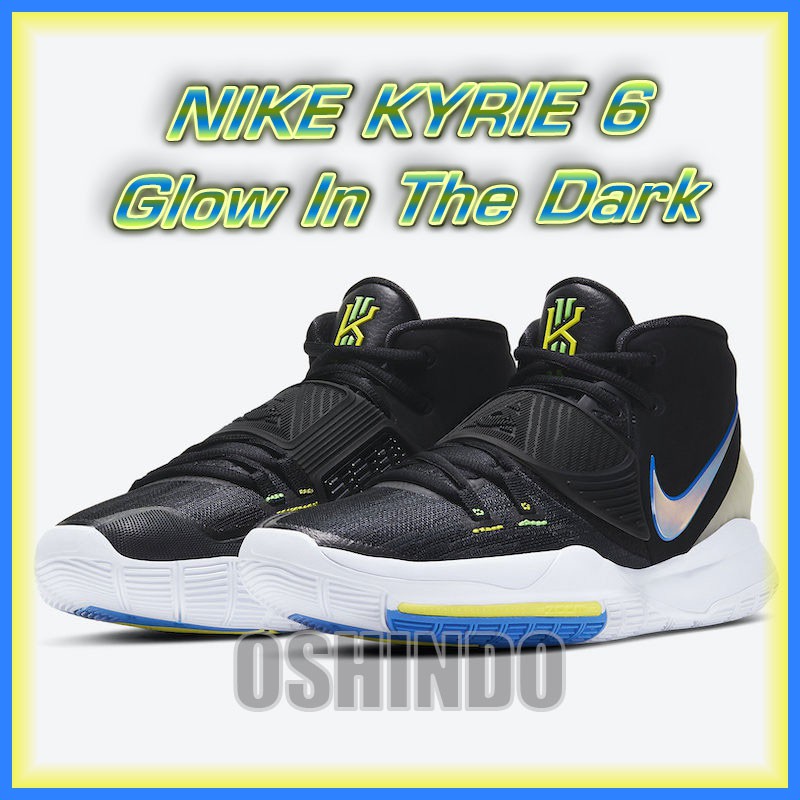 Sepatu Basket Nike Kyrie 6 Glow In The Dark Original Asli