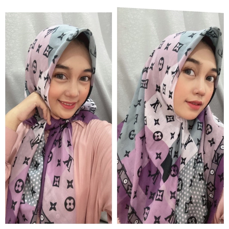 Afrahijab/ Segi Empat Voal Motif 197