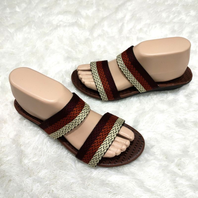 Sandal wanita murah turki rajut ban 2 (3 warna) Felonie MRK 02