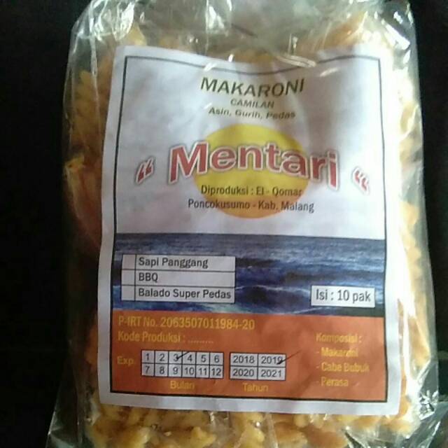 Makaroni mentari isi 10bks kecil