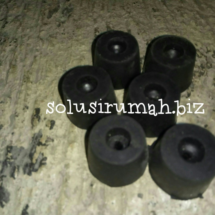 KAKI KARET BULAT SEKRUP 20MM D*T8MM SICE KECIL JEPARA