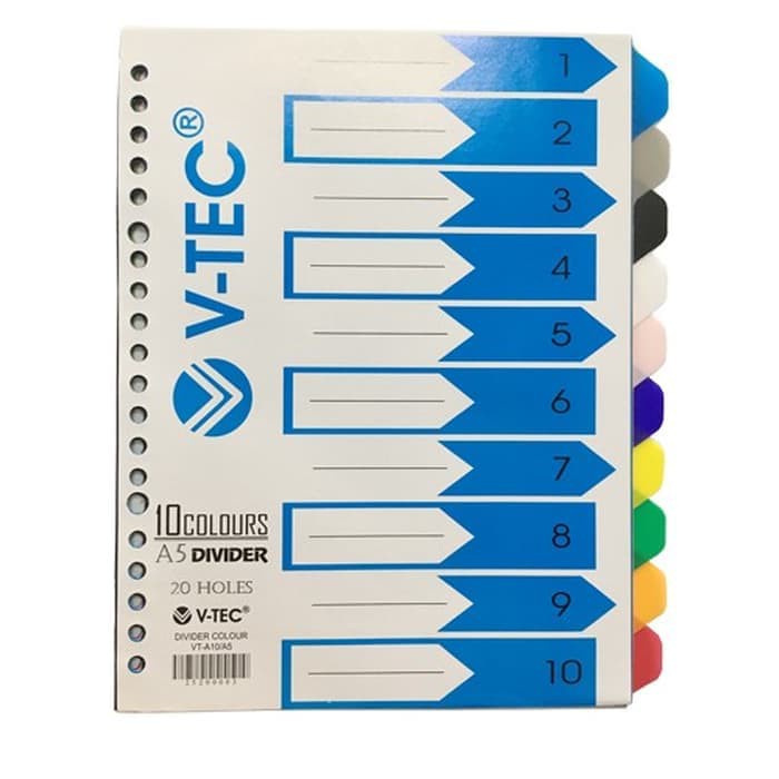 

V-TEC DIVIDER A5 (10 SHEET)