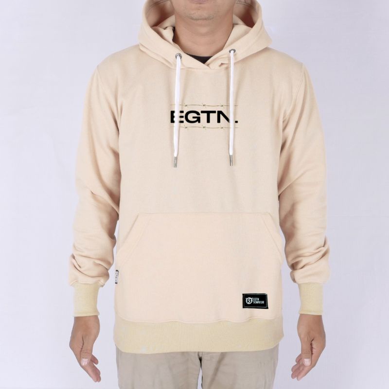 GRATIS ONGKIR SWEATER HOODIE PRIA CREAM OVERSIZE WANITA AESTHETIC HIGHT QUALITY PREMIUM JUMPER UNISEX