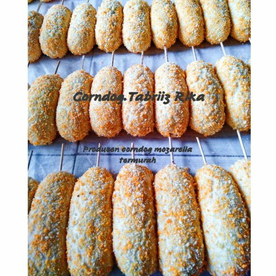 

VIRAL CORNDOG MOZARELLA SUPER JUMBO LUMER KOREAN FOOD, FROZEN FOOD